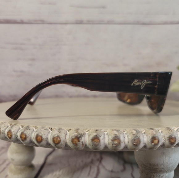 Authentic Maui Jim MJ 250 Lava Flow - Brown Tortoise - Discontinued/Rare - Picture 10 of 12